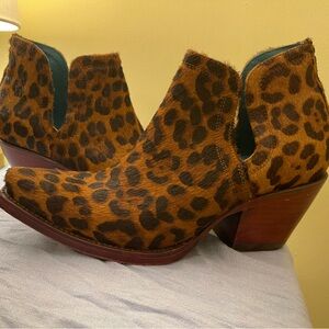 Ariat Brown Leopard Ankle Booties